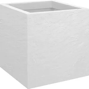 EDA Volcania Up - Maceta, Color Blanco cerusado, 30 cm