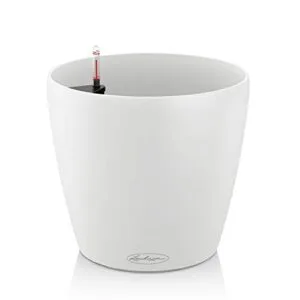 Lechuza Maceta con Sistema de riego automático, Blanco