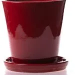 macetas para plantas maceta de ceramica roja