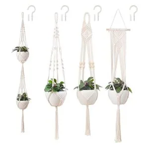 Vegena Macramé Macetero 4Pcs