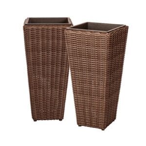 Patio Sense 62501 Planter Box, Mocha